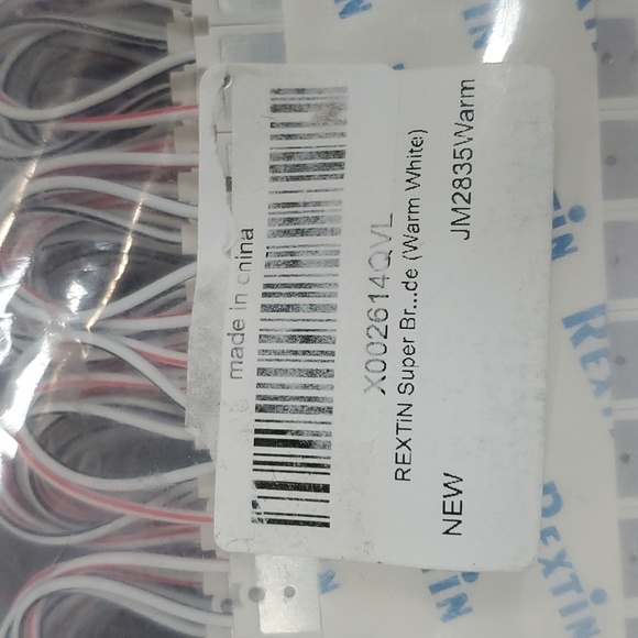 REXTiN Super Bright 200pcs 2835 3 LED Module Warm White Waterproof Decorative - Picture 6 of 14